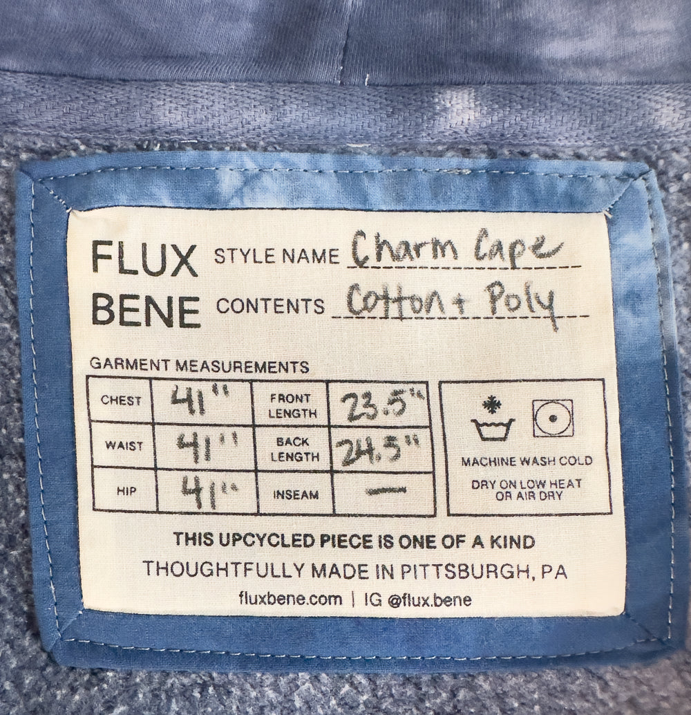 Charm Cape // Zero Waste Sweatshirt